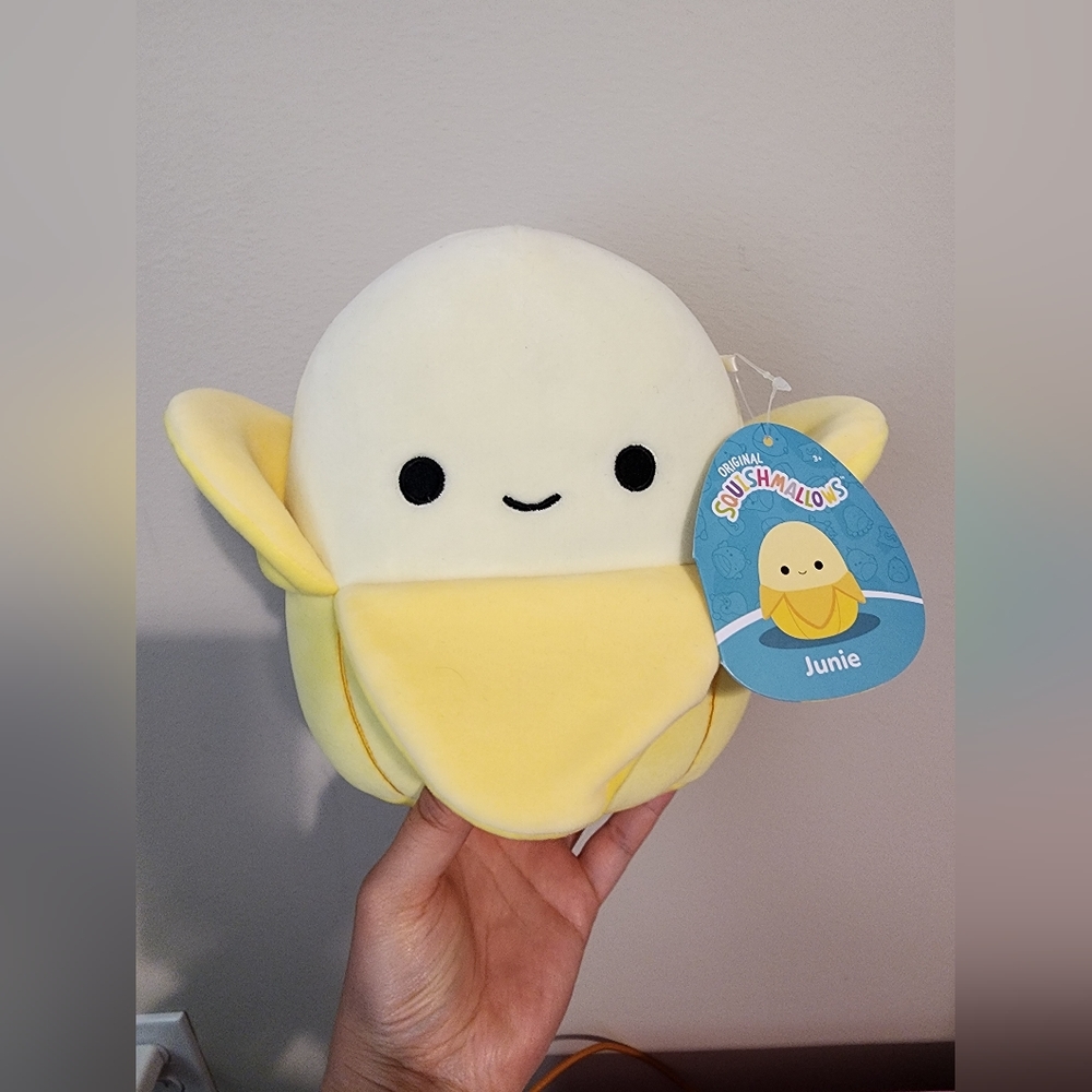 Brand New Junie the Banana Squishmallow 7"
